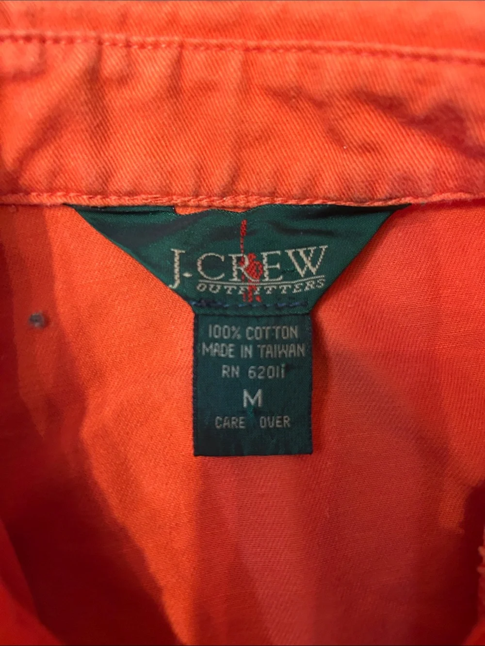 J. Crew Harrington Orange Men’s Jacket. Size M